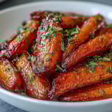 Honey Glazed Roasted Carrots Thyme