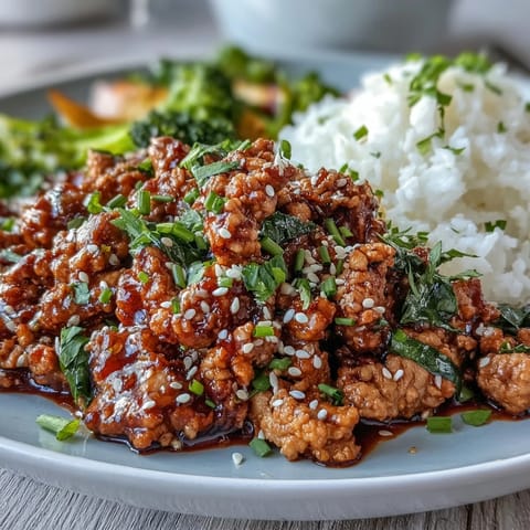 Korean-Style Ground Turkey
