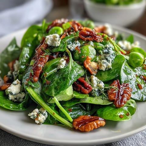 Bright and refreshing, this Spring Green Salad with Honey Mustard and Almonds combines tangy dressing, fresh herbs, and garden vegetables in every bite.