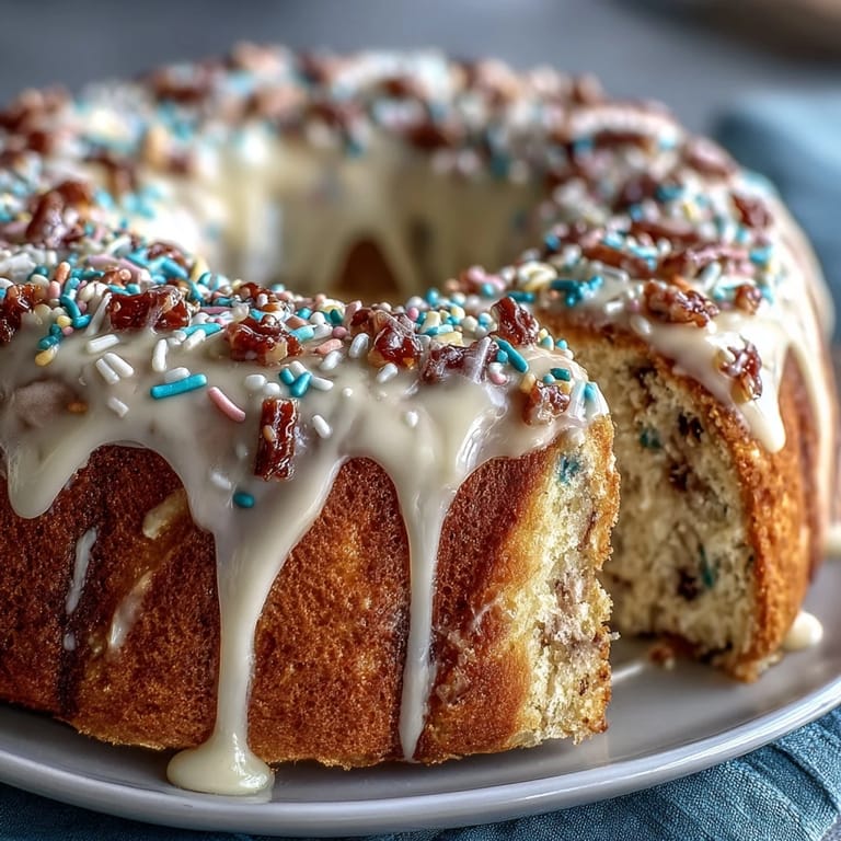Creamy vanilla buttercream frosting covering a moist vanilla sheet cake, decorated with graduation-themed sprinkles for a joyful party dessert.