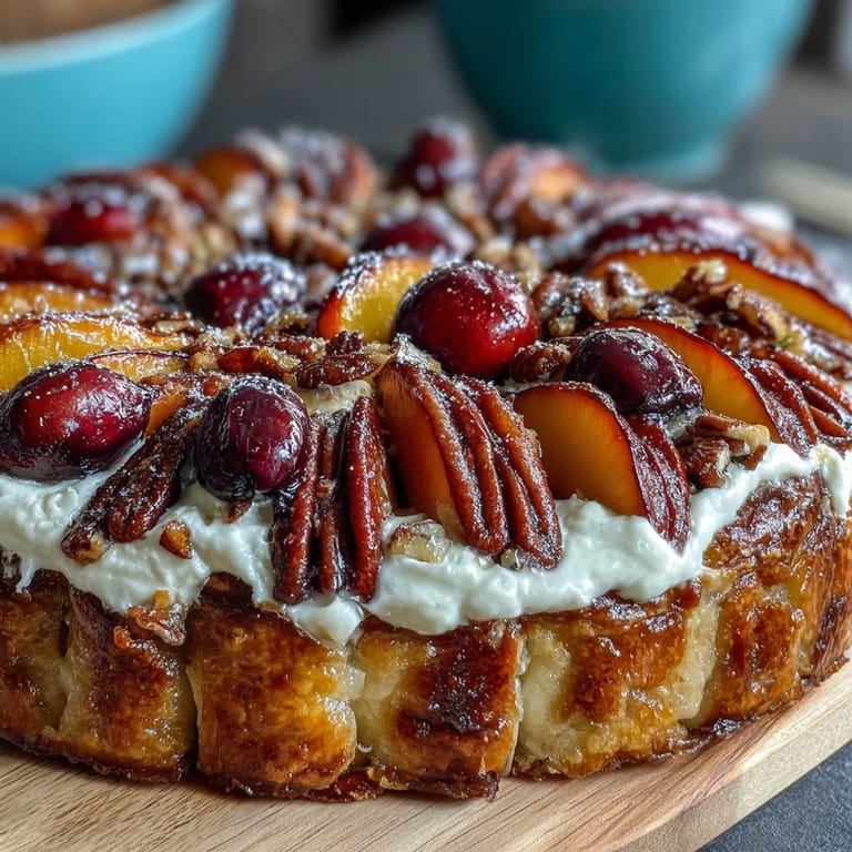 Baked Summer Stone Fruit Galette with Frangipane features golden crust, bubbling fruit, and sweet almond cream filling.