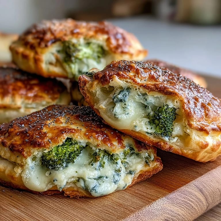 Savory broccoli cheddar mini hand pies, ideal for a delightful appetizer.