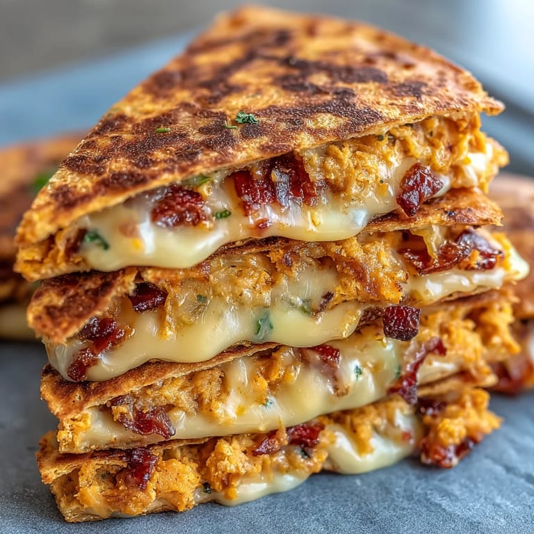 Savory sweet potato quesadilla triangles, a cheesy, flavorful Mexican-inspired appetizer.